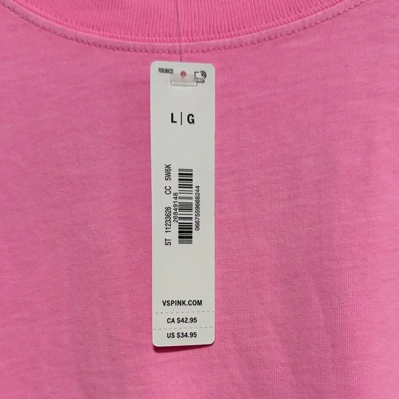 PINK Victoria's Secret Pink Short Sleeve Tee - Picture 4 of 6